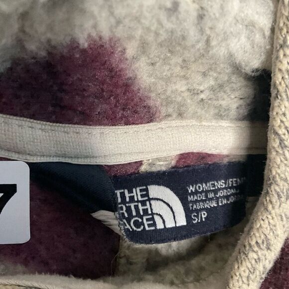 The North Face Aztec Open Cardigan Women SP Crescent Wrap Hooded Sweater Western - Picture 3 of 15